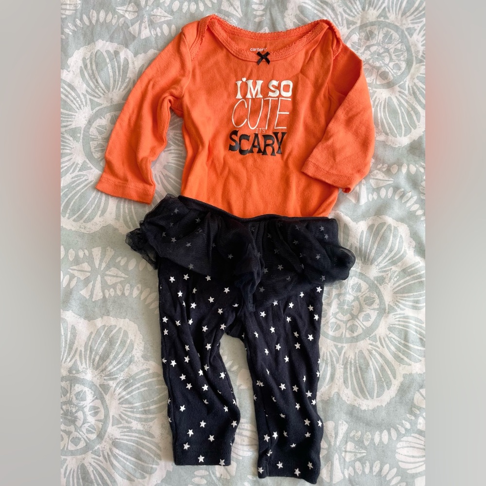 Carters baby girl Halloween outfit size 6M
